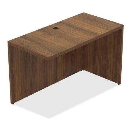Lorell Lorell Desk Return - 47.3" x 23.6" x 30" - Walnut - Chateau Series 34323